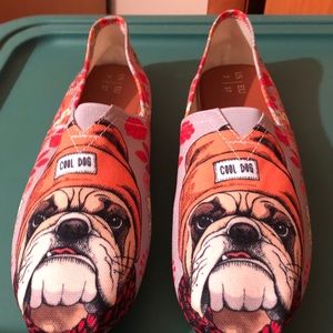 Bulldog Canvas Slip-on Shoes